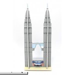 Mini 3D Puzzles Architecture Petronas Twin Towers Easy for Baby 3 Years and more Mini Size 2.4 x 5.6  B06WWGDDD4